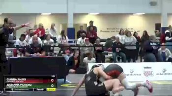 143 lbs Cons. Round 2 - Julianna Moreno, Lindenwood University vs Gianna Anaya, Emmanuel College