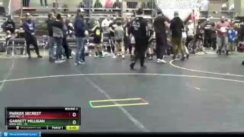 95 lbs Round 2 (4 Team) - Garrett Milligan, Barn Kids vs Parker Secrest, Ares WC