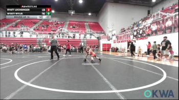 52 lbs Round Of 16 - Ryatt Luchsinger, Lexington Wrestling Club vs Wyatt Wylie, Tuttle Wrestling Club