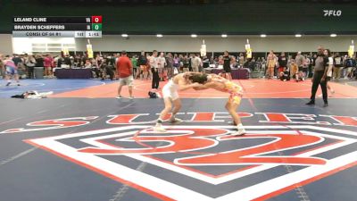 138 lbs Consi Of 64 #1 - Leland Cline, VA vs Brayden Scheffers, IA