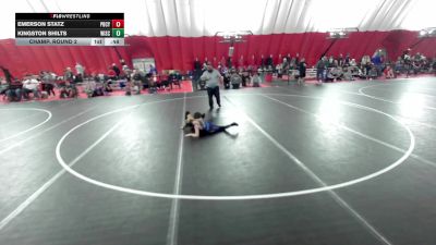 10U True Beginner - 55.8-57.5 Champ. Round 2 - Kingston Shilts, Wisconsin vs Emerson Statz, Pardeeville Boys Club Youth Wrestling