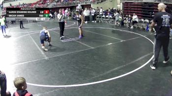 105 lbs Semifinal - Micah James, Ponca Spears Wrestling Club vs Aaron Standing Soldier, Gordon/Rushville Jr. Wrestling