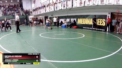 165 lbs Cons. Round 3 - Josiah Longo, Clearview (Lorain) vs Nicholas Medow, Solon