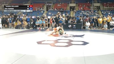140 lbs Champ. Rd Of 16 - Sasha Williams, Oklahoma vs Ava Turner, West Virginia