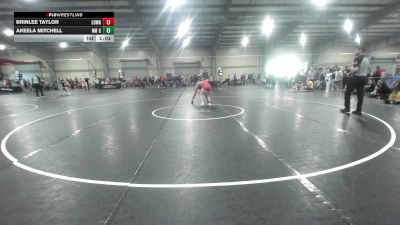 120 lbs Round Of 16 - Brinlee Taylor, Lady Outlaw Wrestling Academy vs AKEELA Mitchell, NM Gold