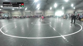 120 lbs Round Of 16 - Brinlee Taylor, Lady Outlaw Wrestling Academy vs AKEELA Mitchell, NM Gold