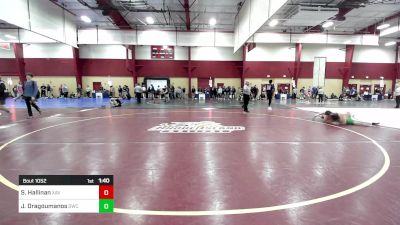 132 lbs Semifinal - Seamus Hallinan, Xavier vs Jack Dragoumanos, Doughboy