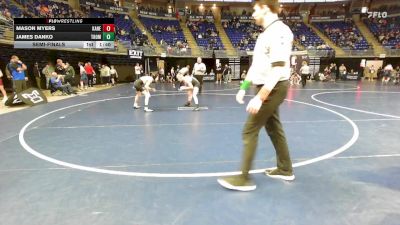 90 lbs Semifinal - Mason Myers, Kane vs James Danko, Thomas Jefferson