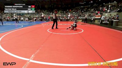 60 lbs Round Of 32 - Vivienne Sengphong, Viking Wrestling Club (IA) vs Taliyah Tells, Salem Elite Mat Club