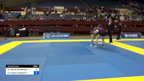 Briana Alexis Neuberger vs Audrey Svaby Copeland 2024 Pan IBJJF Jiu-Jitsu No-Gi Championship