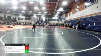 132 lbs Round Of 16 - Christopher Dubey, Lowell vs Alexander Greene Barrios, Boston Latin