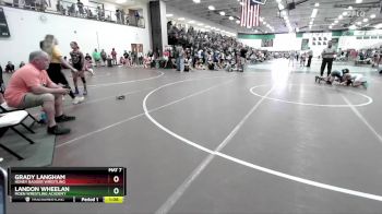 85 lbs Quarterfinal - Landon Wheelan, Moen Wrestling Academy vs Grady Langham, Honey Badger Wrestling