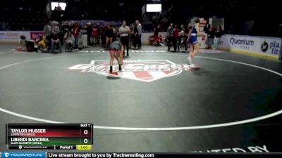 Girls 130 lbs Cons. Round 2 - Taylor Musser, Lewiston (Girls) vs Liberdi Barcena, SLAM Academy (Girls)