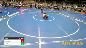 76 lbs Round Of 32 - Roman Lopez, LoftonStyle Wrestling vs Landon Johnson, Nebraska Elite