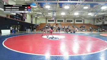 117 lbs Round 3 - Andrea Gonzalez, Sacramento City College vs Jessica Gonzalez, Santa Rosa Junior College