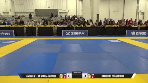 CATHERINE ZILLAH BURKE vs AMBAR SELENA MUNOZ-CATUDIO 2025 World IBJJF Jiu-Jitsu No-Gi Championship