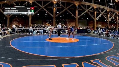 150 lbs Round 1 (16 Team) - Hagen Sharp, Rockmart vs Joshua Morgan, Columbia