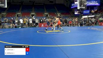 170 lbs Rnd Of 32 - Koby Johnson, Utah vs Deiondre Williams, Wisconsin