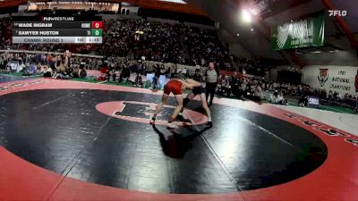 4A 113 lbs Champ. Round 1 - Sawyer Huston, Timberlake vs Wade Ingram, Homedale