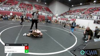 49 lbs Semifinal - Hunter Hendricks, Ark City Takedown vs Nixon Coyle, Standfast
