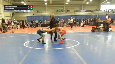 120 lbs 3rd Place - Riley Alcantar, FL vs Kane Drake, FL