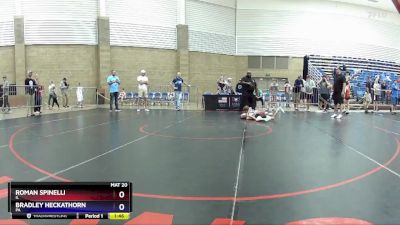 70 lbs 3rd Place Match - Roman Spinelli, IL vs Bradley Heckathorn, PA