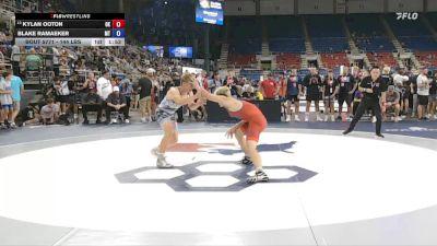 144 lbs Cons. Rd Of 128 - Kylan Ooton, OK vs Blake Ramaeker, MT