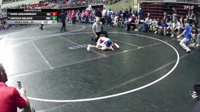 85 lbs Champ. Round 1 - Kade Arganbright, Valentine Wrestling Club vs Lincoln Nelson, Wayne Wrestling Club