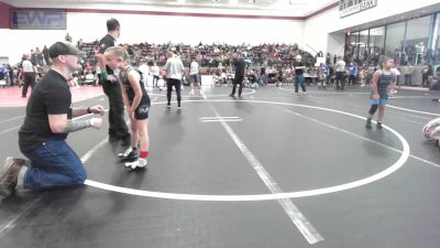 66 lbs Quarterfinal - Kaine Rosholt, Wolfpak Wrestling vs Anakin Spaulding, Ponca City Wildcat Wrestling