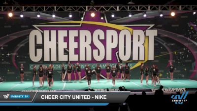 Cheer City United - NIKE [2022 L3 Junior - D2 - Medium - A] 2022 CHEERSPORT National Cheerleading Championship