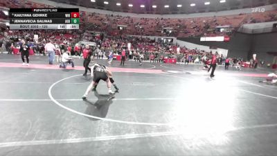 120 lbs Semifinal - Kailyana Gehrke, Winneconne vs Jennavecia Salinas, AF Green Demons