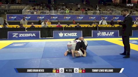 Tommy Lewis Williams vs James Brian Neves 2026 Pan Jiu Jitsu IBJJF Championship
