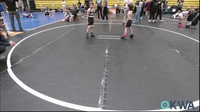 49 lbs 3rd Place - Oliver Martinez, Tonkawa Takedown Club vs Easton Watters, Huskey Wrestling Club