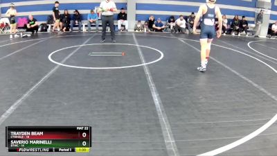 105 lbs Round 2 (8 Team) - Trayden Beam, CTWHALE vs Saverio Marinelli, BTWC