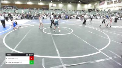 109 lbs 3rd Place - Atticus Salinas, Gold Rush Wrestling vs Haris Nurakhunov, Community Youth Center (CYC)