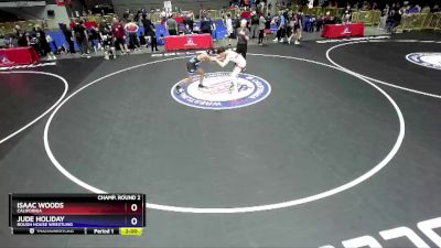 145 lbs Champ. Round 2 - Isaac Woods, California vs Jude Holiday, Rough House Wrestling