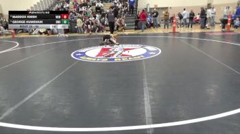 60 lbs Quarterfinal - George Humeniuk, Bison Wrestling Club vs Maddox Knish, WEM/JWP