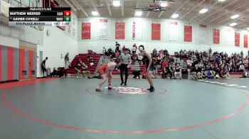190 lbs 5th Place Match - Xavier Covelli, Woodridge vs Matthew Medved, Chardon