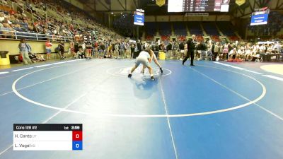 165 lbs Cons 128 #2 - Hixon Canto, UT vs Lane Vogel, KS