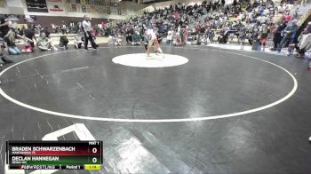 83 lbs Quarterfinal - Declan Hannegan, Reign WC vs Braden Schwarzenbach, Mantanona TC