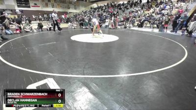 83 lbs Quarterfinal - Declan Hannegan, Reign WC vs Braden Schwarzenbach, Mantanona TC