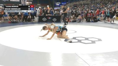 105 lbs Champ. Rd Of 32 - Olivia Munson, California vs Gracie Obermiller, Nebraska
