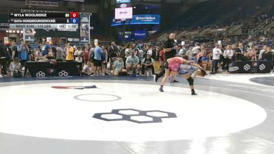 110 lbs Champ. Rd Of 32 - Myla Woolridge, Missouri vs Saya Hongmoungkhoune, Illinois