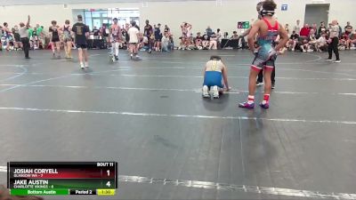 120 lbs Round 4 (6 Team) - Jake Austin, Charlotte Vikings vs Josiah Coryell, Glasgow WA