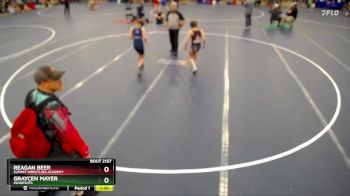 Round 2 - Reagan Beer, Summit Wrestling Academy vs Graycen Mayer, Minnesota