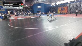 120 lbs Champ. Round 1 - Carmine Sipper, Caldwell vs Ethan Michaels, Colts Neck