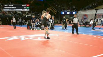 157 Class 3 lbs Semifinal - Max Teson, Warrenton vs Brody Narron, St. Michael The Archangel