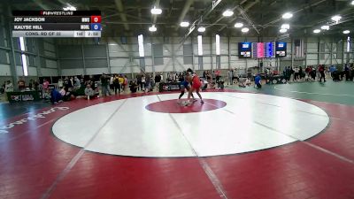 62 kg Cons. Rd Of 32 - Joy Jackson, Mountaineer Wrestling Club vs Kalyse Hill, Mount Olive