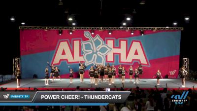 Power Cheer! - ThunderCats [2022 L2 Junior - D2 - Medium Day 1] 2022 Aloha Reach The Beach: Daytona Beach Showdown - DI/DII