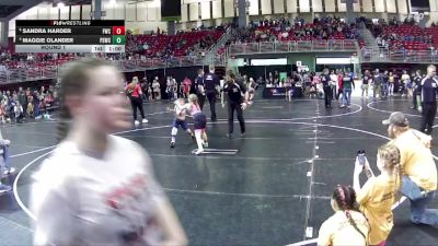 76-83 lbs Round 1 - Maggie Olander, Ponca Spears Wrestling Club vs Sandra Harder, Fremont Wrestling Club